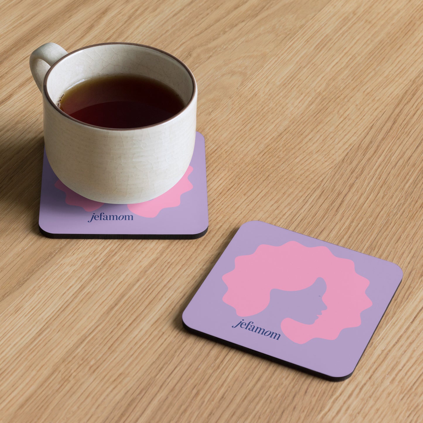 Jefa Mom Cork-back Coaster